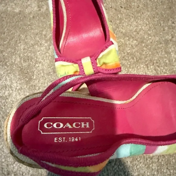 Coach Wedges - Picture 2 of 2
